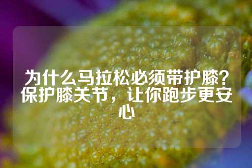 为什么马拉松必须带护膝？保护膝关节，让你跑步更安心-第1张图片-皇冠信用盘出租