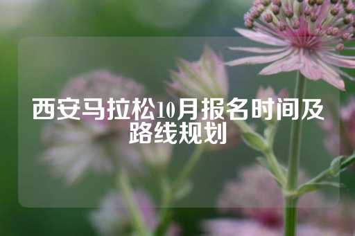 西安马拉松10月报名时间及路线规划-第1张图片-皇冠信用盘出租