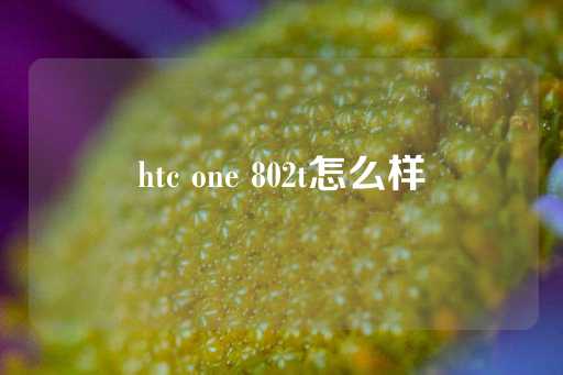 htc one 802t怎么样